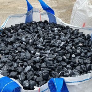 Dolomit taşı 20 KG paketli Siyah