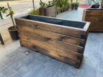 Ahşap Çiçeklik Dış Mekan 100*30*h40 CM