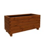 Ahşap Çiçeklik Dış Mekan 100*30*h40 CM - Görsel 5