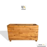 Lambri Ahşap Saksı 100x30x60 cm - Görsel 5