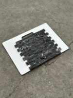 Toros Siyahı Mermer Fileli Patlatma Taş 23×48 mm – 0,53 m² Paket - Görsel 4