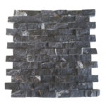 Toros Siyahı Mermer Fileli Patlatma Taş 23×48 mm – 0,53 m² Paket - Görsel 5